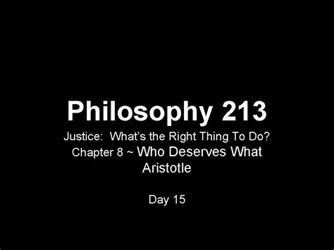 “Justice: What's the Right Thing to Do?” A Philosophical Exploration Through Political Action